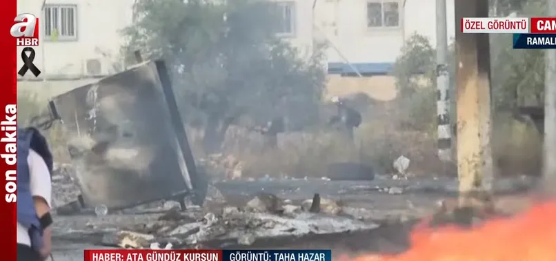 Katil İsrail askeri göstericiyi vurdu! A Haber çatışmaların kalbinde