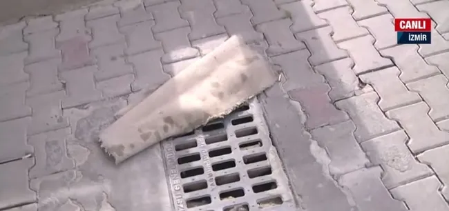 Bornova'da pis koku yayılıyor! Vatandaşlar kokuya karşı mazgalları kilimle kapattı - 3