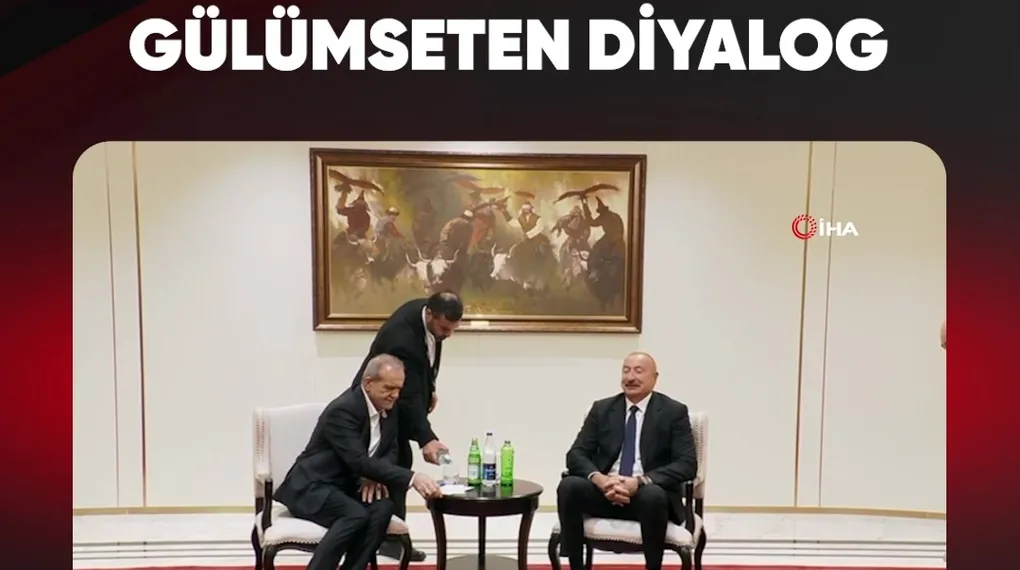 İKİ LİDERDEN GÜLÜMSETEN DİYALOG