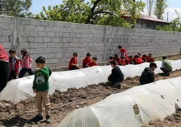 Dijital bağımlılığa karşı toprağa sarıldılar!