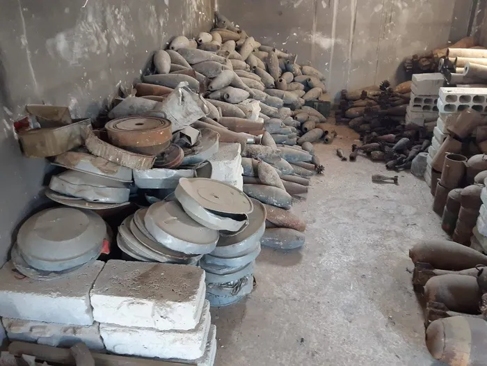 Tel Abyad'da YPG/PKK'ya ait mayın eğitim ve depolama tesisi bulundu - 4