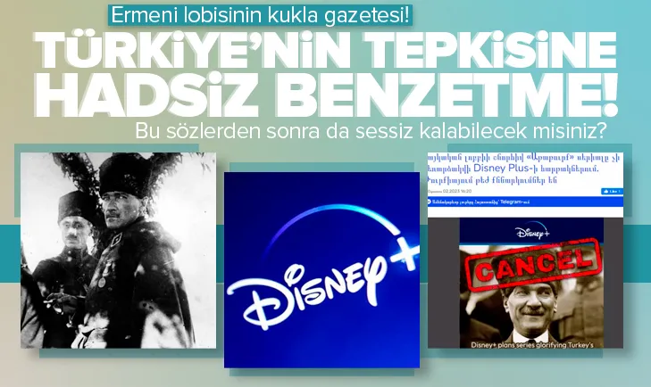 Ermeni lobisinin kukla gazetesinden hadsiz benzetme!
