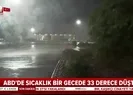 Sıcaklık bir gecede 33 derece düştü