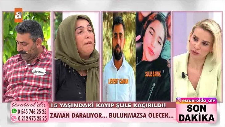 Türkiye Esra Erol’daki bu olayı konuşuyor! 15 yaşındaki Şule bulunmazsa ölecek  | Sinir krizi geçiren baba canlı yayında yere yığıldı