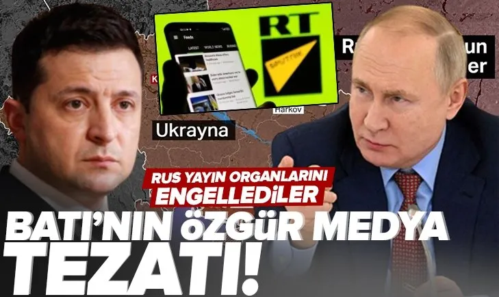Batı’nın özgür medya tezatı: Rusya kaynaklı yayın organlarına engelleme