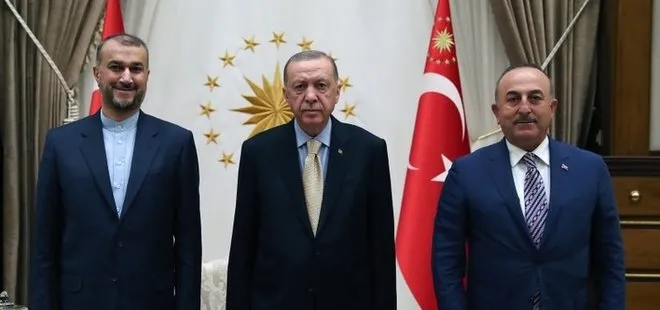 Başkan Erdoğan İran Dışişleri Bakanı Abdullahiyan’ı kabul etti