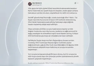 Bakan Gürlek'ten Kaşif Kozinoğlu mesajı