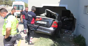 Erbaa’da akılalmaz kaza! Evin yatak odasına girdi