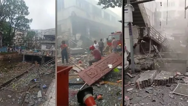 Çin’de korkunç patlama! Evden çıkanlar felaketi yaşadı