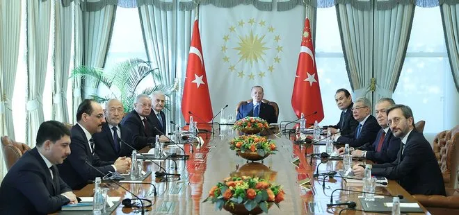 Son dakika: Başkan Erdoğan’ın Kovid-19 sonrası ilk mesai! Aksakallar Konseyi Heyetini kabul etti