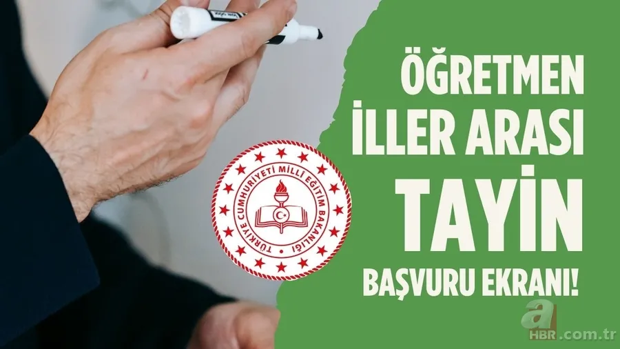 Öğretmen iller arası tayin başvuru ekranı MEBBİS | 2024 Öğretmenlerin il dışı atamaları ne zaman, başvuru nereden yapılır? personel.meb.gov.tr 1