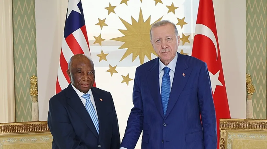 Başkan Erdoğan Liberya lideri ile görüştü