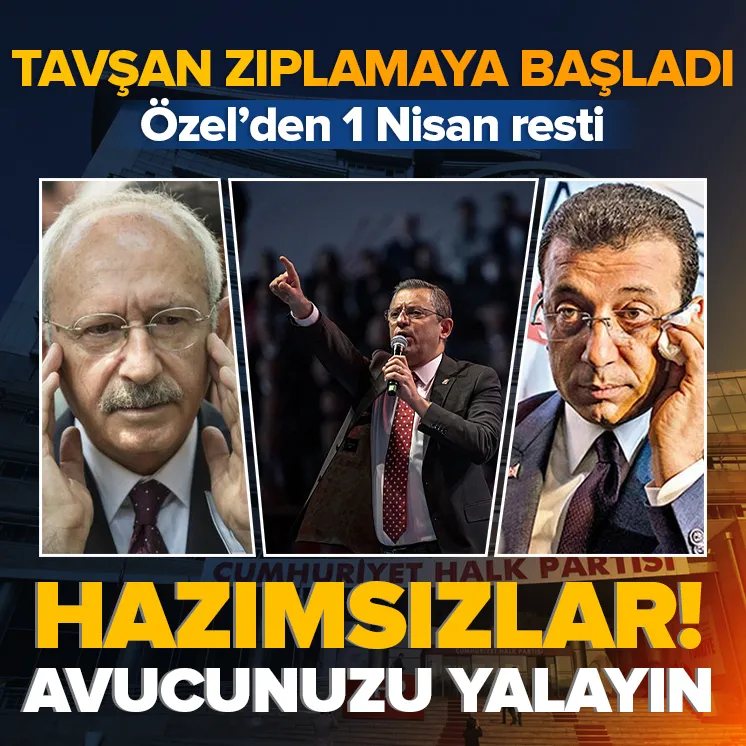 Parti içindeki 3-5 hazımsız avuçlarını yalar
