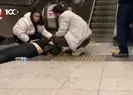 İzmir’de metroda yürüyen merdiven kazası!