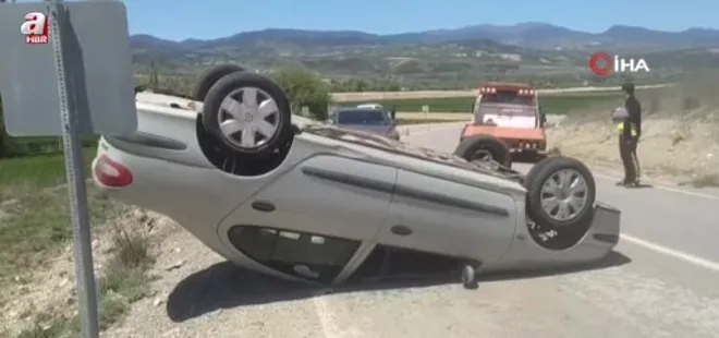 Hisarcık’ta trafik kazası: 1 yaralı