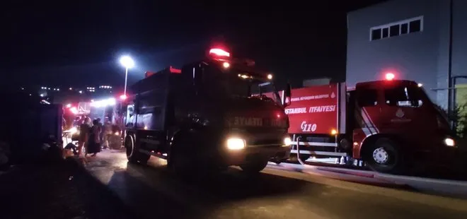 Son dakika: İstanbul Hadımköy’de korkutan yangın!