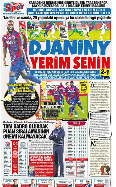 Yerel basından Trabzonspor'a övgü - 1