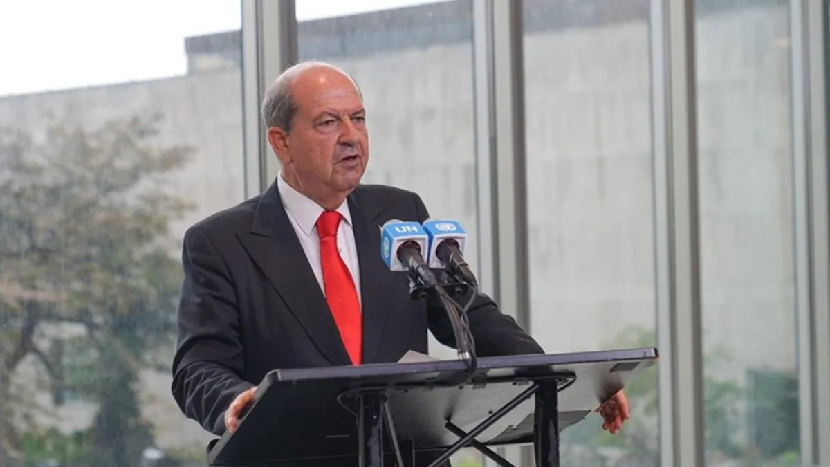 Ersin Tatar'dan İsrail'in silah sevkiyatına net mesaj: Güney Kıbrıs'ın silahlanması tedirginliğe neden oluyor