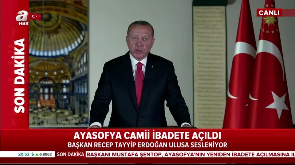 Başkan Erdoğan: Ayasofya Camisi’ne ücretli giriş uygulamasını kaldırıyoruz