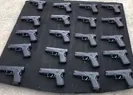 20 ruhsatsız tabanca ele geçirildi