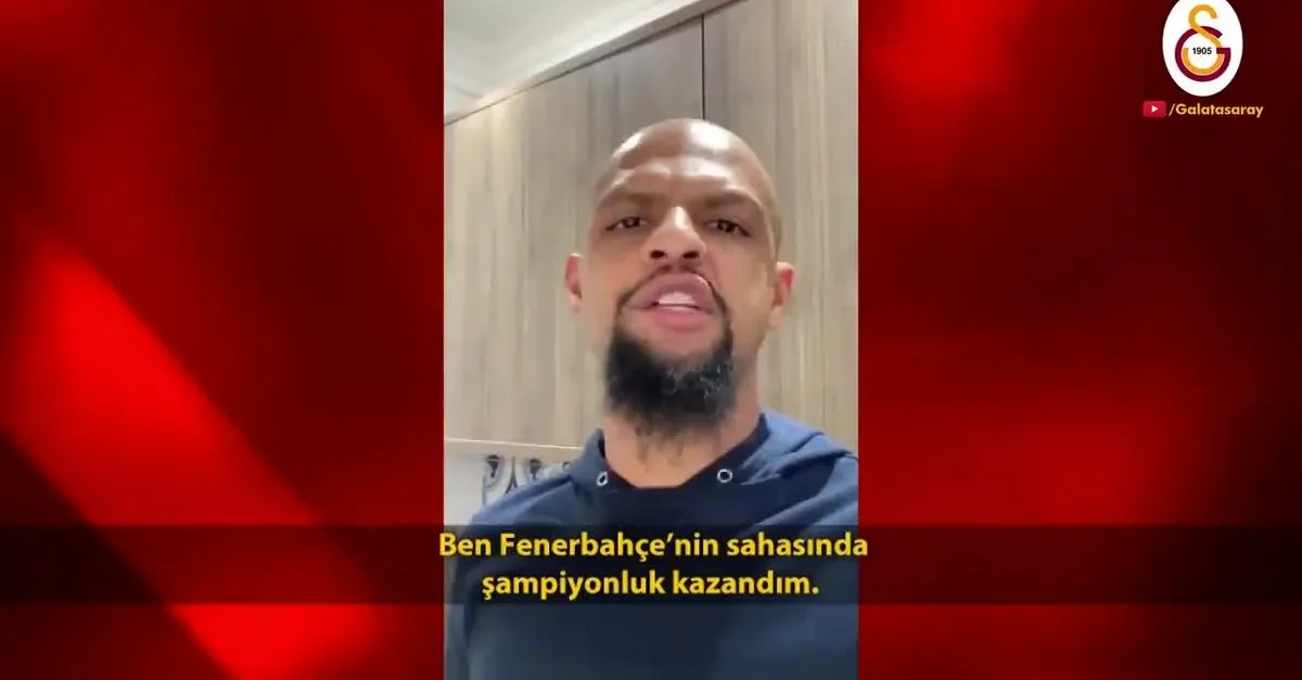 Felipe Melo'dan Galatasaray - Fenerbahçe derbisi öncesi Fenerlileri kızdıracak mesaj