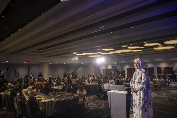 Emine Erdoğan'a ABD'de "Uluslararası Müslüman Kadınlar Başarı ve Topluma Katkı Ödülü" - 1