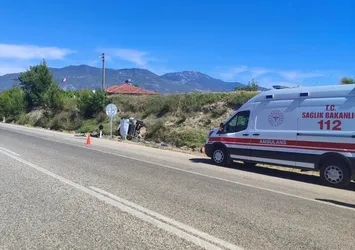 Muğla'da devrilen otomobilin sürücüsü öldü