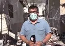 A Haber Afrin’de vurulan hastaneyi görüntüledi