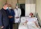 Bakan Akar yaralanan Mehmetçiği ziyaret etti