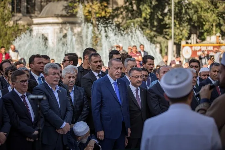 Başkan Erdoğan'a Eyüp Sultan’da sevgi seli