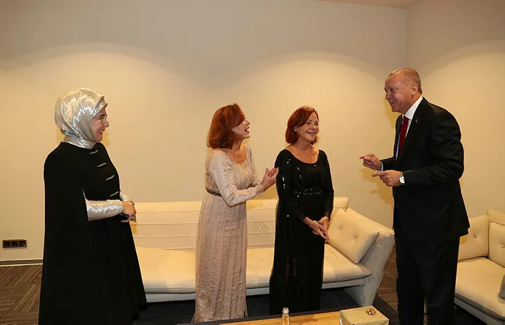 Başkan Erdoğan, piyanist Pekinel kardeşlerle bir araya geldi - 2