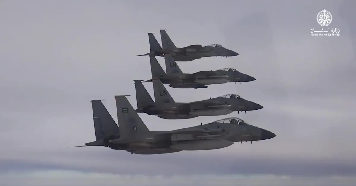 Suudi Arabistan ve ABD’den gözdağı! O anları sosyal medyadan paylaştılar | Video