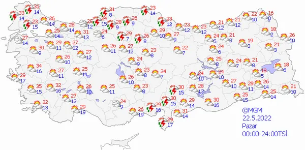5 günlük hava durumunda sağanak yağmur görüldü! İstanbullulara sarı kodlu uyarı | 2 bölgeye fırtına dönüyor - 13