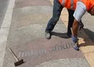 Hakan Şükür adı kaldırımdan söküldü