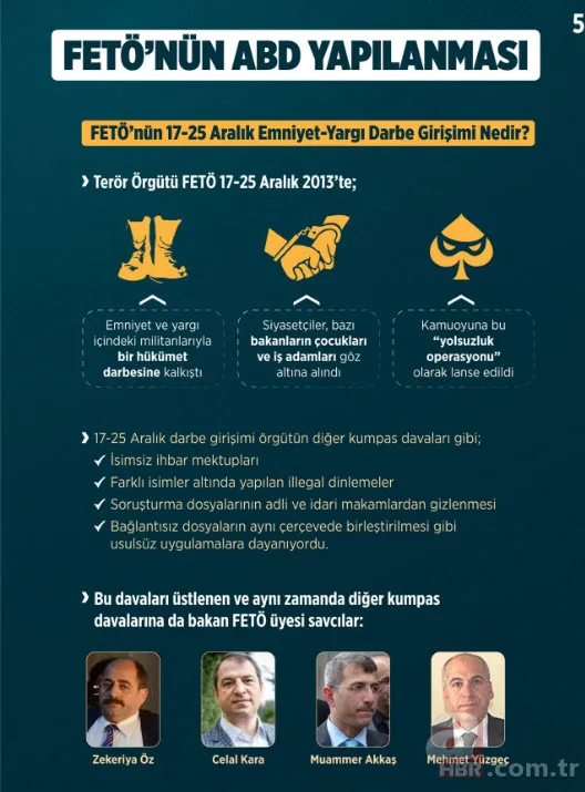 İşte FETÖ'nün ABD yapılanması ve Türkiye aleyhindeki kirli kumpasları 5