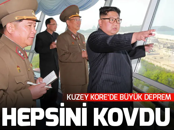 Kuzey Kore'de büyük deprem!