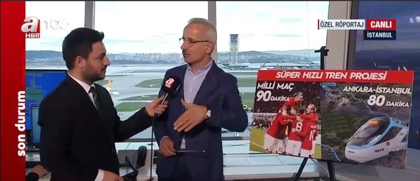 Sabiha Gökçen Havalimanı’nın yeni pisti açılıyor! Ulaştırma Bakanı Abdulkadir Uraloğlu A Haber’de