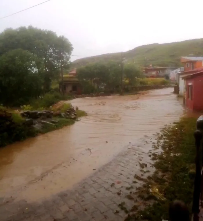 Son dakika: Ardahan'da sel felaketi! Evleri su bastı - 1