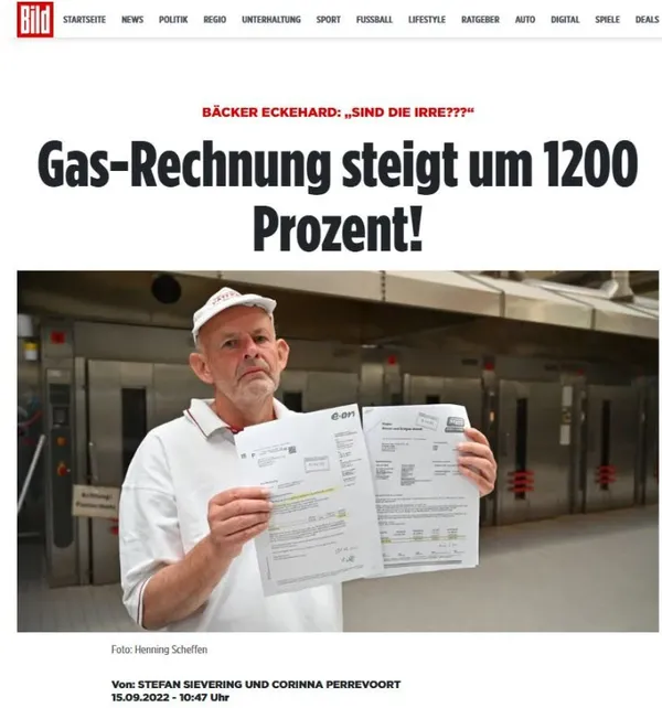 Almanya’da gaz faturasına yüzde 1200’lük zam isyan ettirdi! Kriz Avrupa’ya korku salıyor