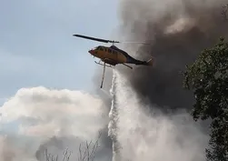 Yunanistan'da helikopter düştü!
