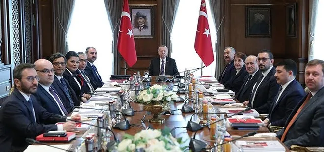Erdoğan, Hukuk Politikaları Kurulu Toplantısı’na başkanlık yaptı