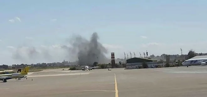 Son dakika: Libya’da Hafter milisleri Mitiga Havalimanı’nı hedef aldı