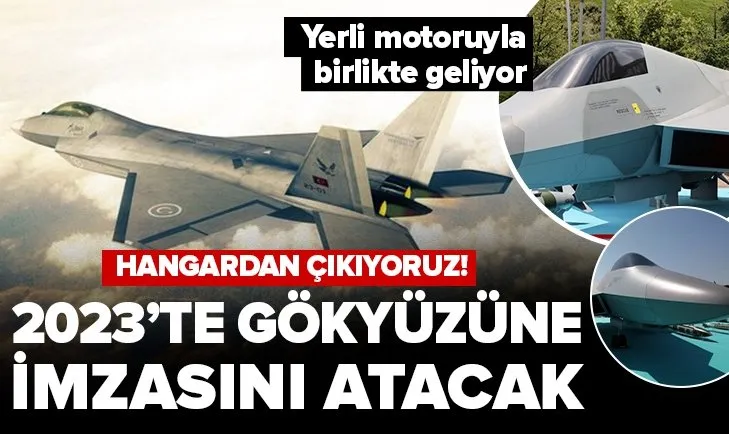Milli Muharip Uçak hangardan çıkıyor! Neredeyse tüm parçalarının tasarımı tamamlandı! 2023’te göklerde olacak