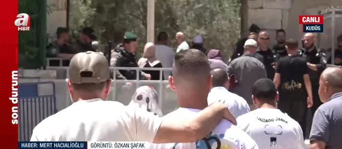 Bayram öncesi Mescid-i Aksa'da son cuma namazı | A Haber Kudüs'te! İşte sokaklarda son durum - 3