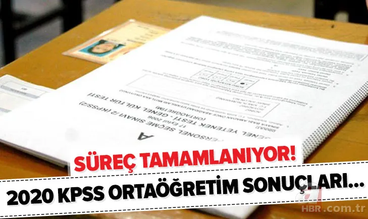 Süreç tamamlanıyor! KPSS ortaöğretim sonuçları ne zaman açıklanacak? 2020 KPSS lise puan hesaplama nasıl yapılır? 1