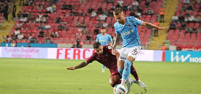 Kazanan yok! Hatayspor - Trabzonspor berabere kaldı