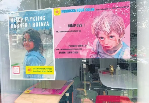 1655437273377.jpeg İşte İsveç'in göbeğindeki Kandil! Duvarlarda teröristlerin fotoğrafları - 4