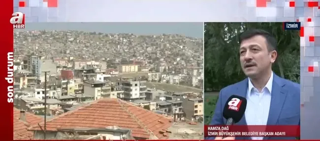 Cumhur İttifakı İzmir adayı Hamza Dağ’dan A Haber’e özel açıklamalar: İlk işimiz belediyedeki dağınık yapıyı ortadan kaldırmak
