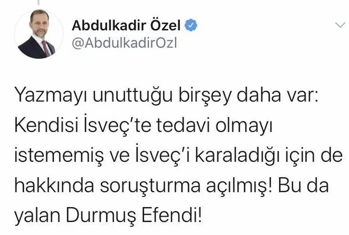 CHP ve İYİ Parti Emrullah Gülüşken’in İsveç’ten Türkiye’ye getirilmesinden rahatsız oldu