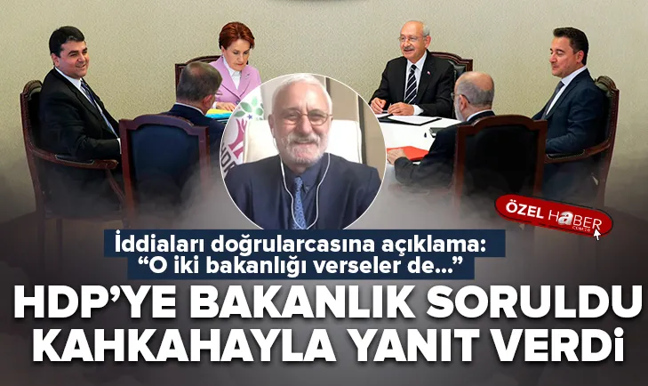 HDPden bakanlık iddialarına kahkahalı yanıt